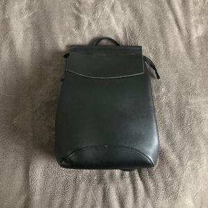 Faux Leather Book Bag